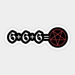 Devil's Math Sticker